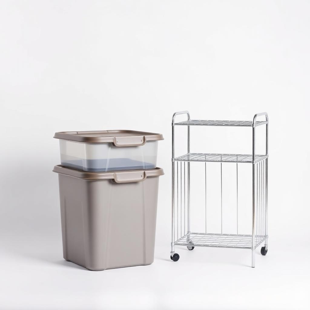 Caixa Organizadora 120L — Em uso