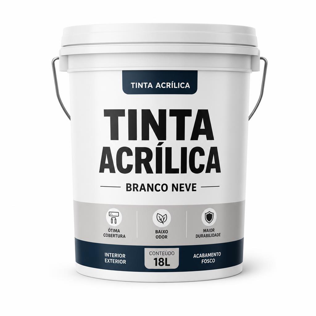 Tinta Acrílica Premium Branco Neve
